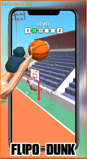 Dunk Flip io : FlipDunk io Games 2K19 screenshot