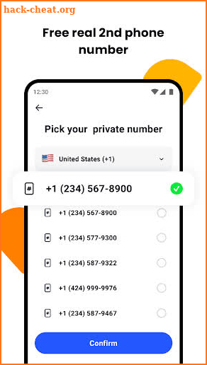 Duo Number - 2nd Phone Number screenshot