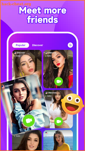 DuoVC Live Chat Video Call App screenshot