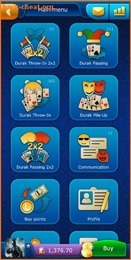 Durak LiveGames online screenshot