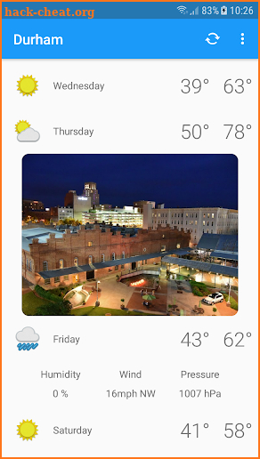 Durham, NC - weather and more screenshot