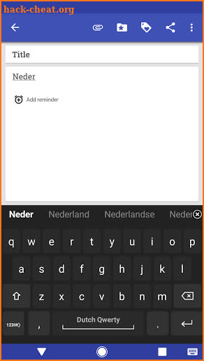 Dutch for AnySoftKeyboard screenshot