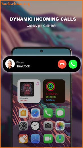 Dynamic Island iOS 16 screenshot