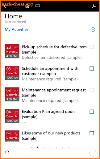 Dynamics 365 for Phones screenshot