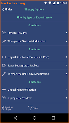 Dysphagia Therapy screenshot