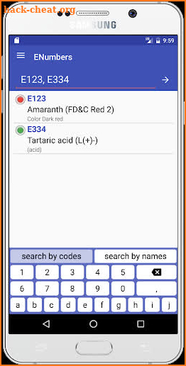 E Numbers - Food Additives PRO screenshot