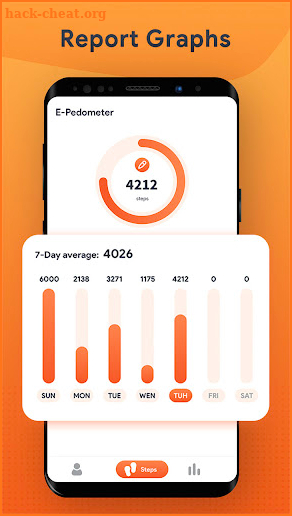 E-Pedometer: Step Tracker screenshot