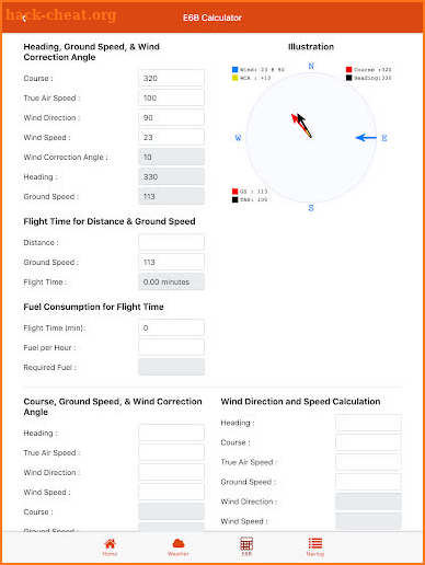 E6BX E6B Flight Computer screenshot