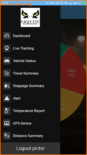 Eagle EYE Tracking solutions screenshot