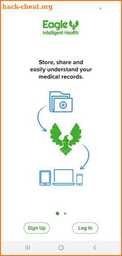 Eagle Intelligent Health Screening Tool screenshot