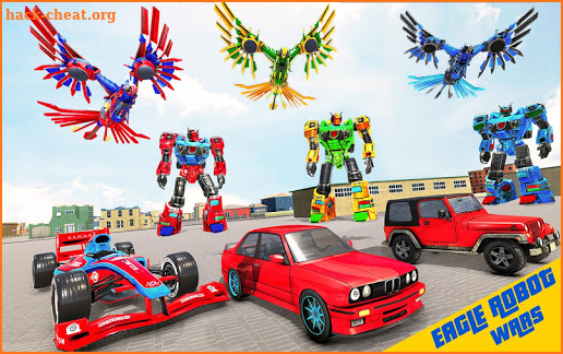 Eagle Robot Car Game – Formula Car Robot Games screenshot