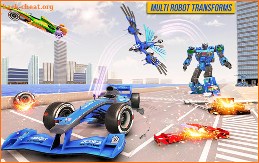 Eagle Robot Car Game – Formula Car Robot Games screenshot