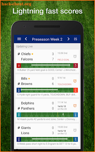 Eagles Football: Live Scores, Stats, Plays & Games screenshot