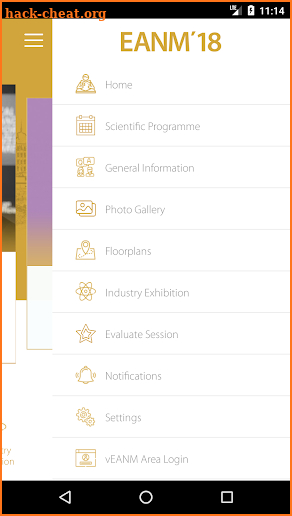 EANM'18 Congress App screenshot