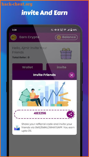 Earn Crypto screenshot