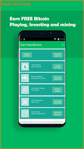 Earn Free Bitcoins screenshot