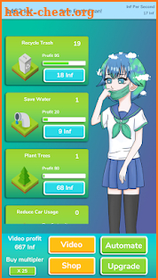 Earth Chan Idle Simulator screenshot