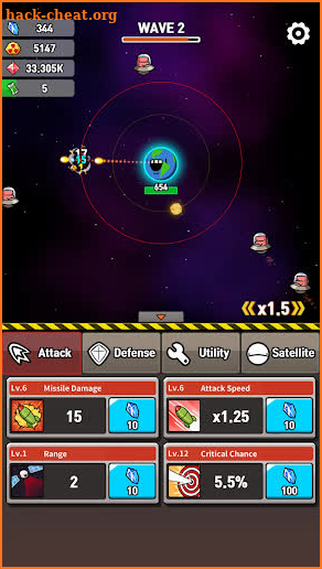 Earth Defense : Idle RPG screenshot