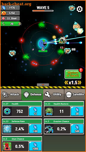 Earth Defense : Idle RPG screenshot