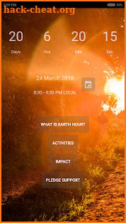 Earth Hour 2018 - 60 Minutes to Protect the Planet screenshot