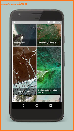 Earth Wallpapers -  Satellite imagery from Google screenshot