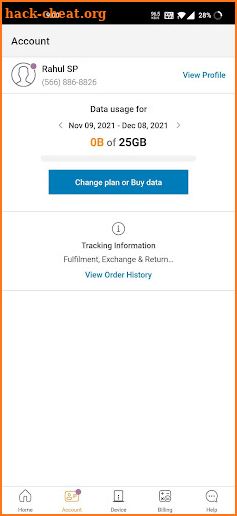 EarthLink Wireless Home Internet screenshot