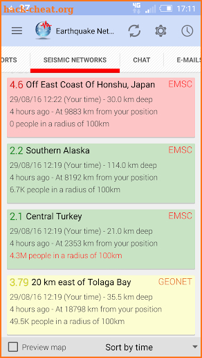 🚨 Earthquake Network - Realtime alerts screenshot