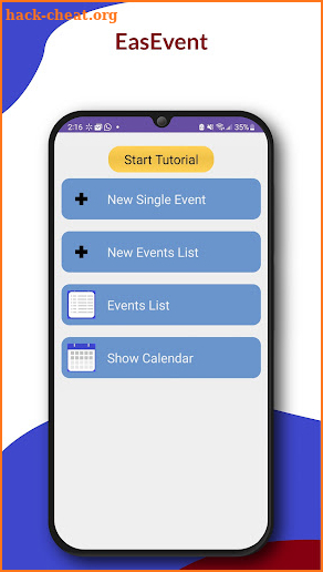 EasEvent: Add events with ease screenshot