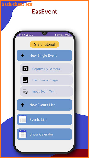 EasEvent: Add events with ease screenshot