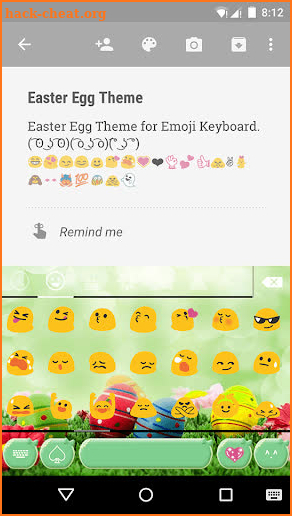 Easter Egg Emoji Keyboard screenshot