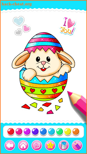 Easter Eggs Coloring Book screenshot