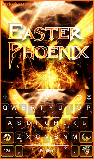 Easter Phoenix Keyboard Theme screenshot