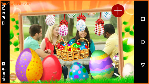 Easter photo stickers editor screenshot