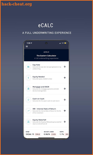 Eastern Union’s Mortgage Calculator & Underwriting screenshot