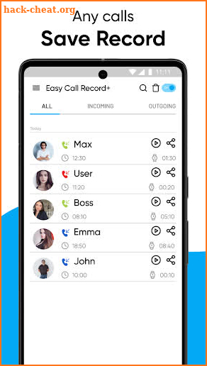Easy Call Record+ screenshot