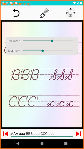 Easy Cursive Handwriting screenshot