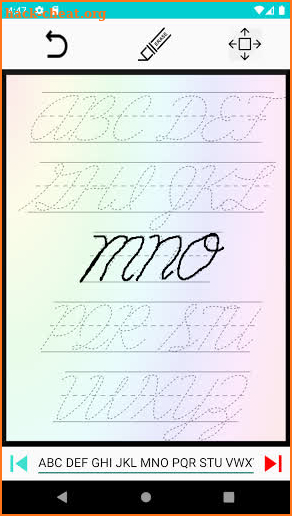 Easy Cursive Handwriting screenshot