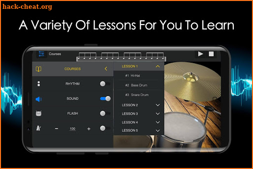 Easy Drums for Beginners: Real Rock Drum Sets screenshot