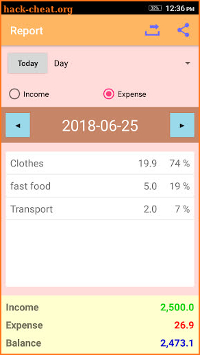 Easy Expense Pro screenshot