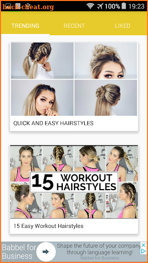 Easy Hair Style Tutorial screenshot