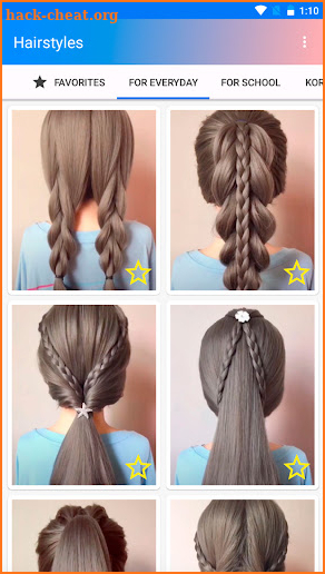 Easy hairstyles step by step screenshot