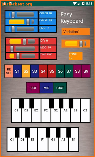 Easy Keyboard Synth screenshot