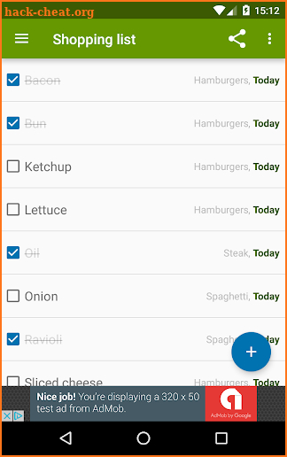 Easy Menu Planner screenshot