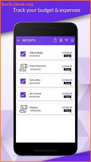 Easy Receipt Expense Tracker screenshot