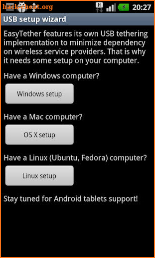 Easy Tether Lite (No root) screenshot