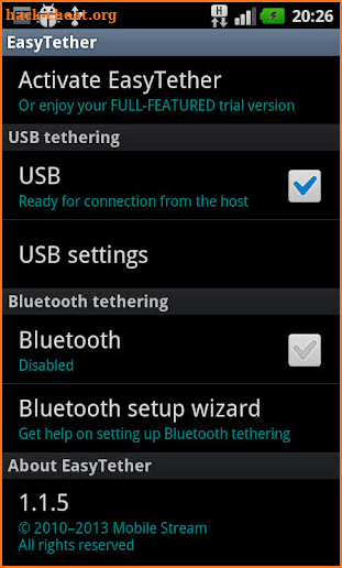 Easy Tether Lite (No root) screenshot