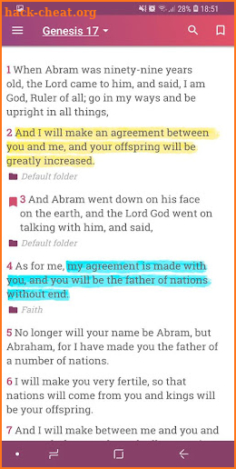 Easy to read Bible app Offline screenshot