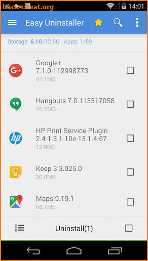 Easy Uninstaller App Uninstall screenshot