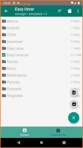 Easy Unrar Unzip & zip (noads) screenshot