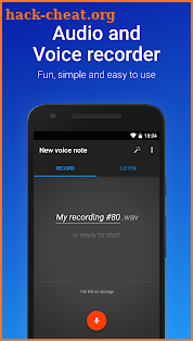 Easy Voice Recorder Pro screenshot